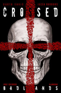 Cover Thumbnail for Crossed Badlands (Avatar Press, 2012 series) #1 [Incentive Red Crossed Cover - Jacen Burrows]