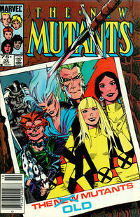 Cover for The New Mutants (Marvel, 1983 series) #32 [Canadian]