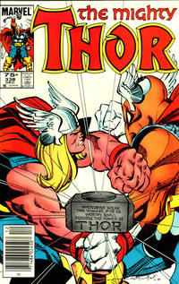 Cover Thumbnail for Thor (Marvel, 1966 series) #338 [Canadian]