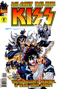 Cover Thumbnail for Kiss (Dark Horse, 2002 series) #5 [[Cover A]; The Phantom's Revenge, a Team Torn Apart!]
