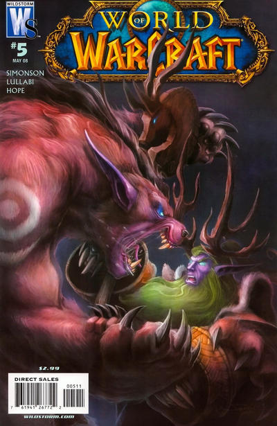 Cover for World of Warcraft (DC, 2008 series) #5 [Samwise Didier Cover]
