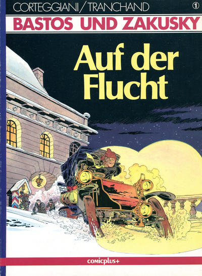 Cover for Bastos und Zakusky (comicplus+, 1986 series) #1 - Auf der Flucht