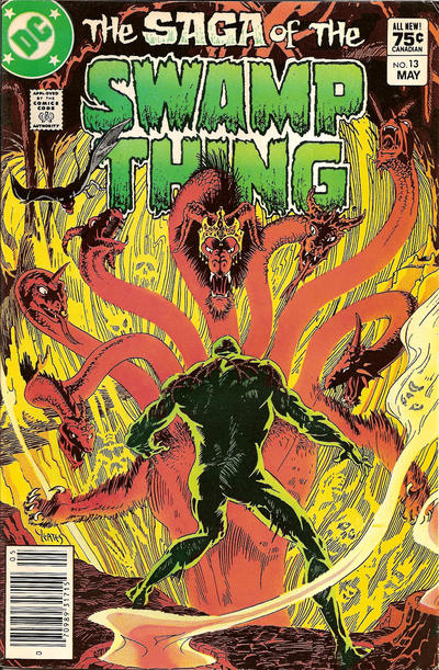 Cover for The Saga of Swamp Thing (DC, 1982 series) #13 [Canadian]