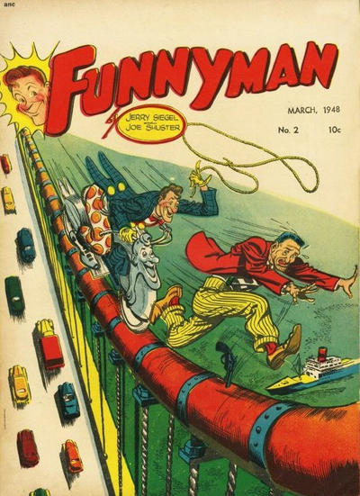 Cover for Funnyman (Anglo-American Publishing Company Limited, 1948 series) #2