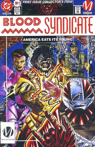 Cover for Blood Syndicate (DC, 1993 series) #1 [Direct]