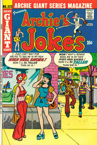Cover for Archie Giant Series Magazine (Archie, 1954 series) #222