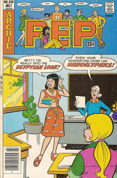 Cover for Pep (Archie, 1960 series) #339