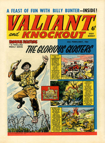 Cover for Valiant and Knockout (IPC, 1963 series) #15 February 1964