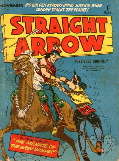 Cover for Straight Arrow Comics (Magazine Management, 1955 series) #22