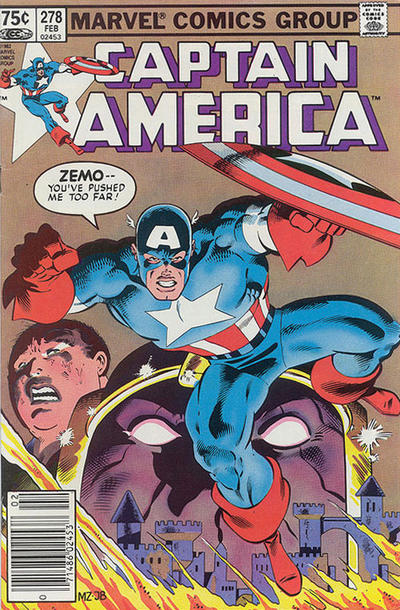 Cover for Captain America (Marvel, 1968 series) #278 [Canadian]