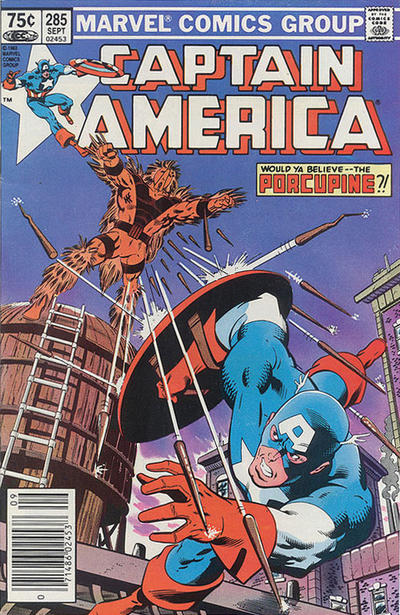 Cover for Captain America (Marvel, 1968 series) #285 [Canadian]