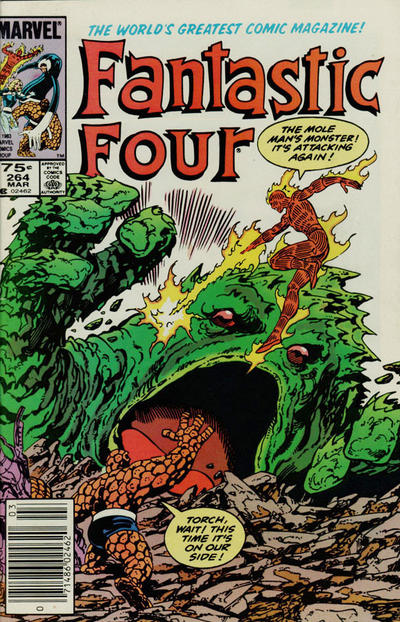 Cover for Fantastic Four (Marvel, 1961 series) #264 [Canadian]
