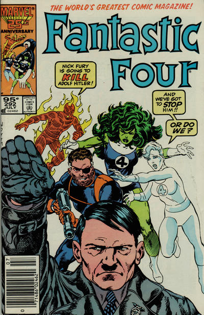 Cover for Fantastic Four (Marvel, 1961 series) #292 [Canadian]