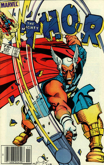 Cover for Thor (Marvel, 1966 series) #337 [Canadian]