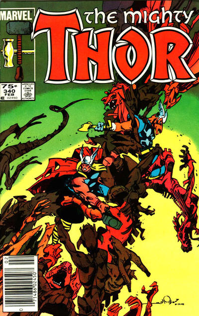 Cover for Thor (Marvel, 1966 series) #340 [Canadian]