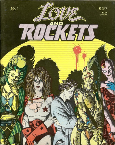 Cover for Love and Rockets (Fantagraphics, 1982 series) #1 [1st printing]
