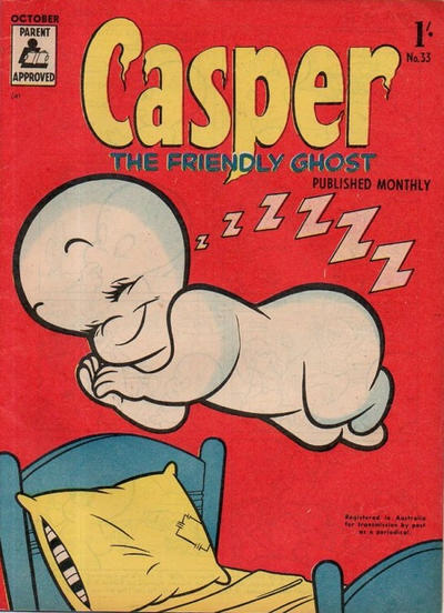 Cover for Casper the Friendly Ghost (Associated Newspapers, 1955 series) #33