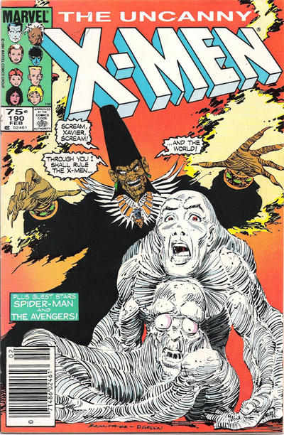 Cover for The Uncanny X-Men (Marvel, 1981 series) #190 [Canadian]