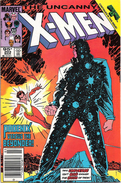 Cover for The Uncanny X-Men (Marvel, 1981 series) #203 [Canadian]