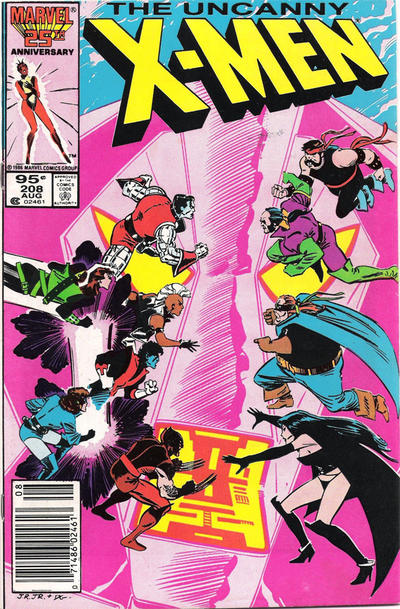 Cover for The Uncanny X-Men (Marvel, 1981 series) #208 [Canadian]