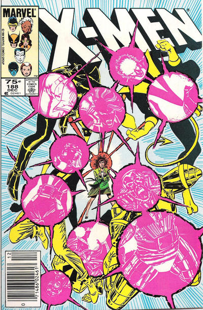 Cover for The Uncanny X-Men (Marvel, 1981 series) #188 [Canadian]