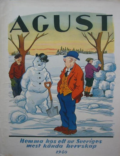 Cover for Agust [julalbum] (Åhlén & Åkerlunds, 1931 series) #1940