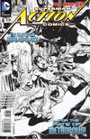 Cover for Action Comics (DC, 2011 series) #8 [Rags Morales Black & White Cover]