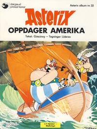 Cover for Asterix (Hjemmet / Egmont, 1969 series) #22 - Asterix oppdager Amerika [1. opplag]
