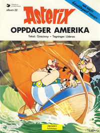 Cover for Asterix (Hjemmet / Egmont, 1969 series) #22 - Asterix oppdager Amerika [2. opplag]