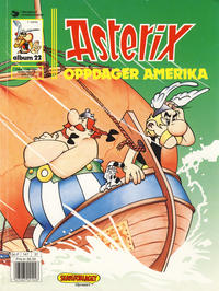 Cover for Asterix (Hjemmet / Egmont, 1969 series) #22 - Asterix oppdager Amerika [4. opplag]