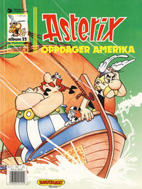 Cover for Asterix (Hjemmet / Egmont, 1969 series) #22 - Asterix oppdager Amerika [5. opplag]