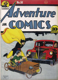 Cover Thumbnail for Adventure Comics (DC, 1938 series) #58 [With Canadian Price]
