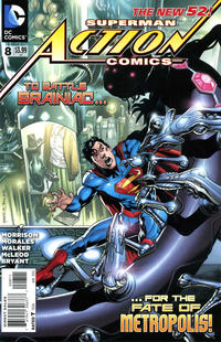 Cover for Action Comics (DC, 2011 series) #8 [Direct Sales]