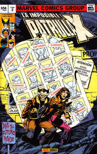 Cover for Marvel Gold. La Imposible Patrulla-X (Panini España, 2011 series) #2 - Días del Futuro Pasado