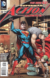 Cover for Action Comics (DC, 2011 series) #8 [Gary Frank Cover]
