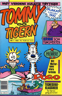 Cover Thumbnail for Tommy og Tigern (Bladkompaniet / Schibsted, 1989 series) #1/1992