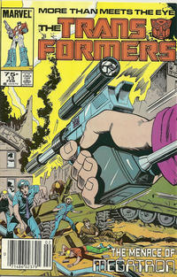 Cover Thumbnail for The Transformers (Marvel, 1984 series) #13 [Newsstand]