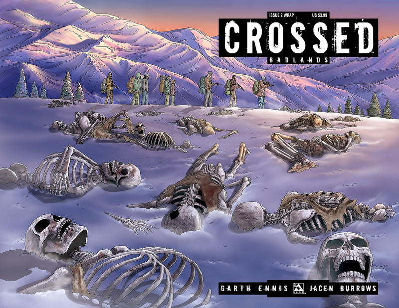 Cover for Crossed Badlands (Avatar Press, 2012 series) #2 [Wraparound Cover - Jacen Burrows]