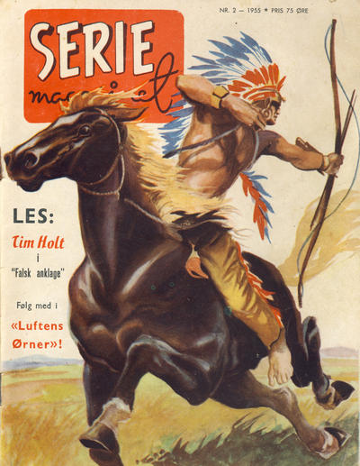 Cover for Seriemagasinet (Serieforlaget / Se-Bladene / Stabenfeldt, 1951 series) #2/1955