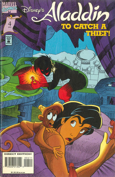 Cover for Disney's Aladdin (Marvel, 1994 series) #4 [Direct Edition]