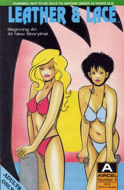 Cover for Leather & Lace (Malibu, 1989 series) #9