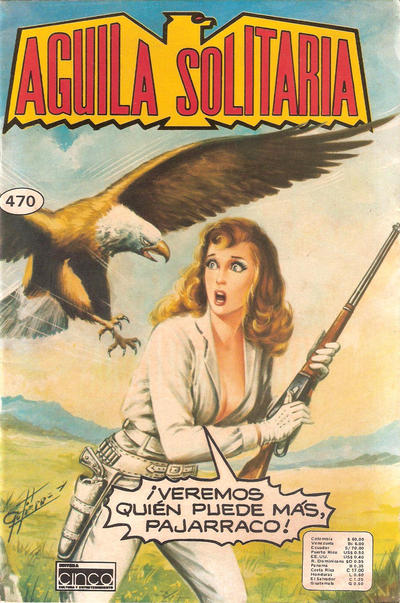 Cover for Aguila Solitaria (Editora Cinco, 1976 series) #470