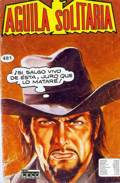 Cover for Aguila Solitaria (Editora Cinco, 1976 series) #481