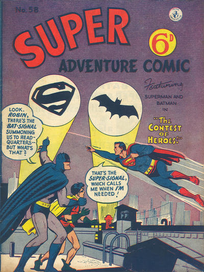 Cover for Super Adventure Comic (K. G. Murray, 1950 series) #58 [British]