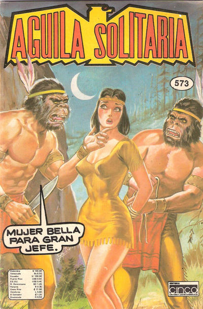Cover for Aguila Solitaria (Editora Cinco, 1976 series) #573