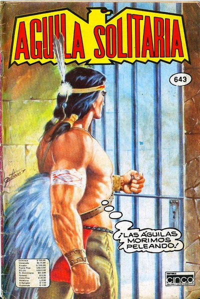 Cover for Aguila Solitaria (Editora Cinco, 1976 series) #643