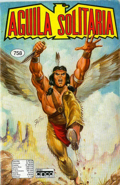 Cover for Aguila Solitaria (Editora Cinco, 1976 series) #758