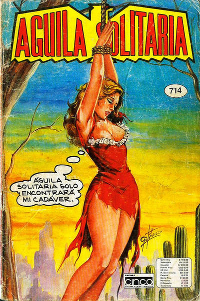 Cover for Aguila Solitaria (Editora Cinco, 1976 series) #714