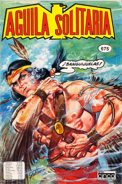 Cover for Aguila Solitaria (Editora Cinco, 1976 series) #675