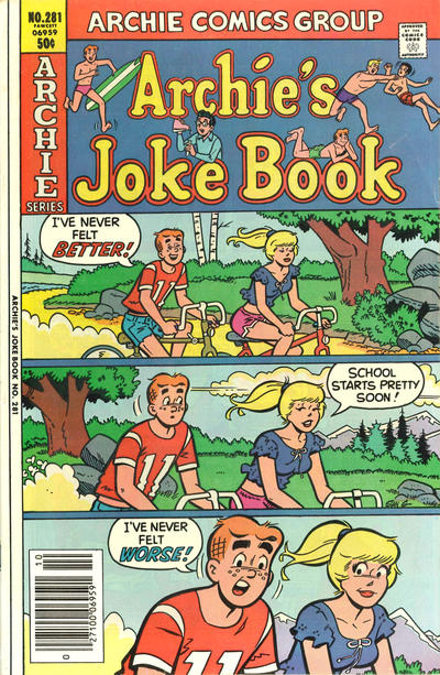 Cover for Archie's Joke Book Magazine (Archie, 1953 series) #281